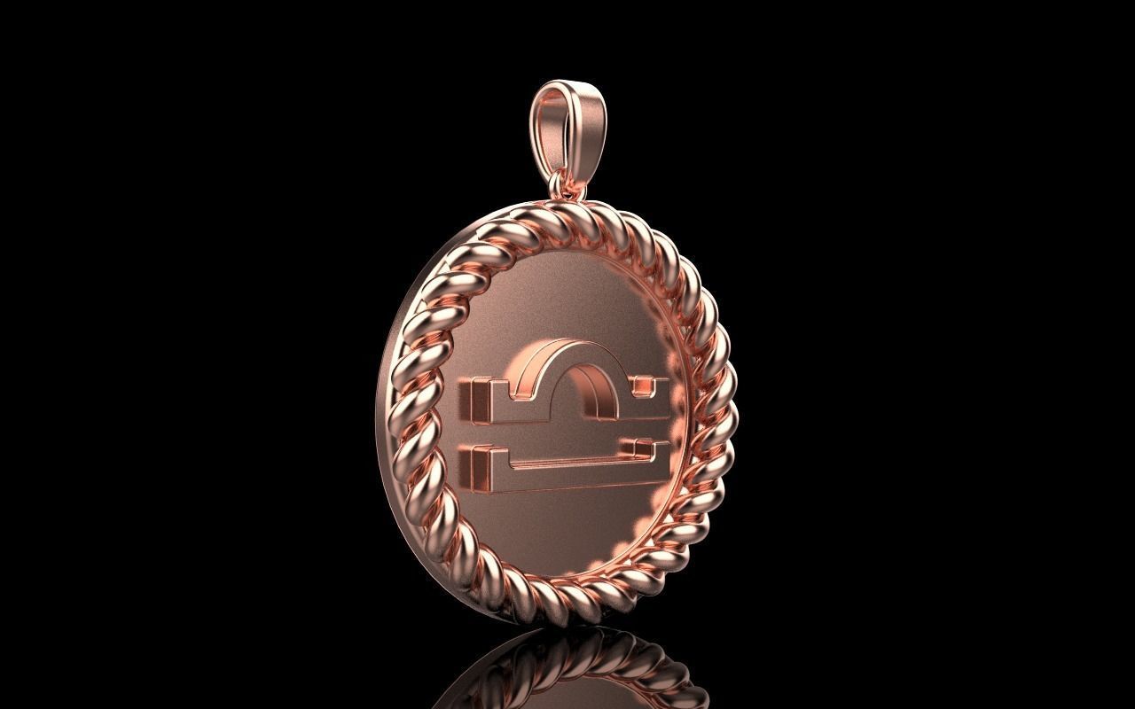 Zodiac sign libra model 856 3D print model_28