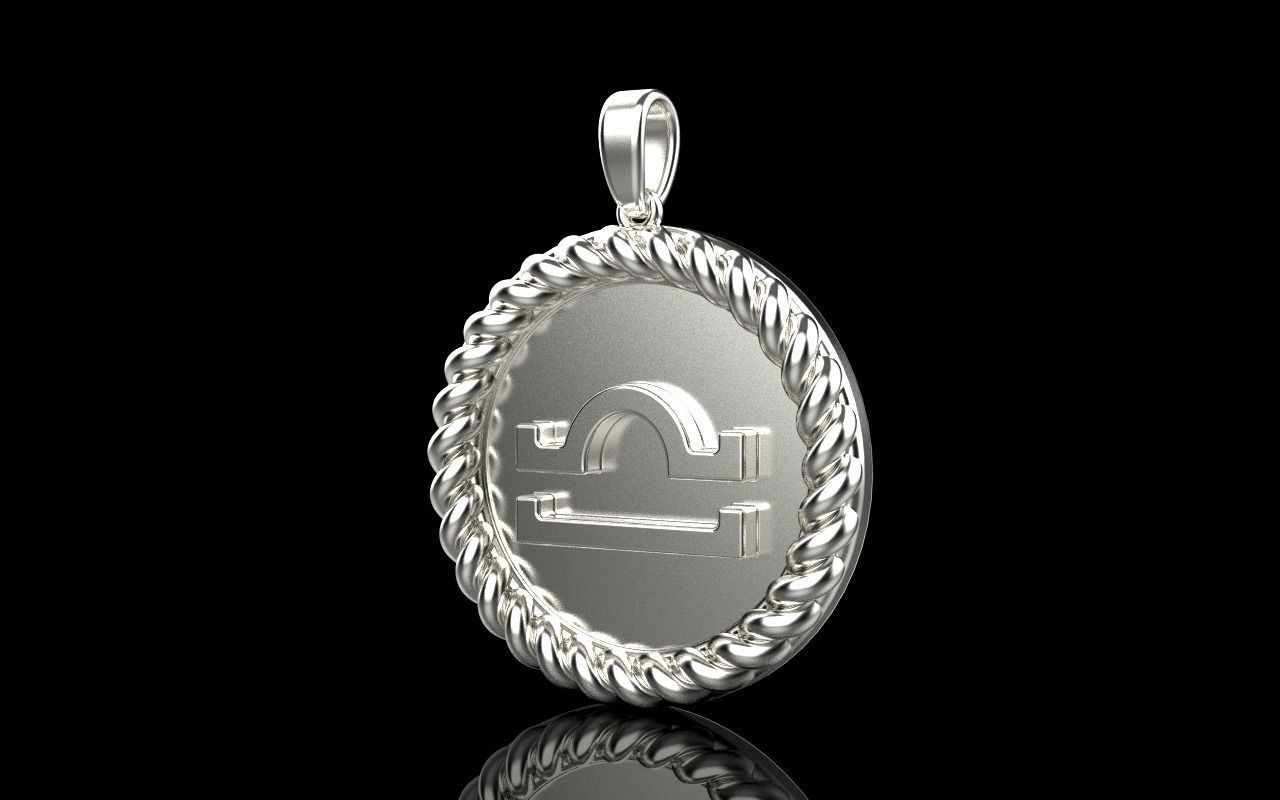 Zodiac sign libra model 856 3D print model_18