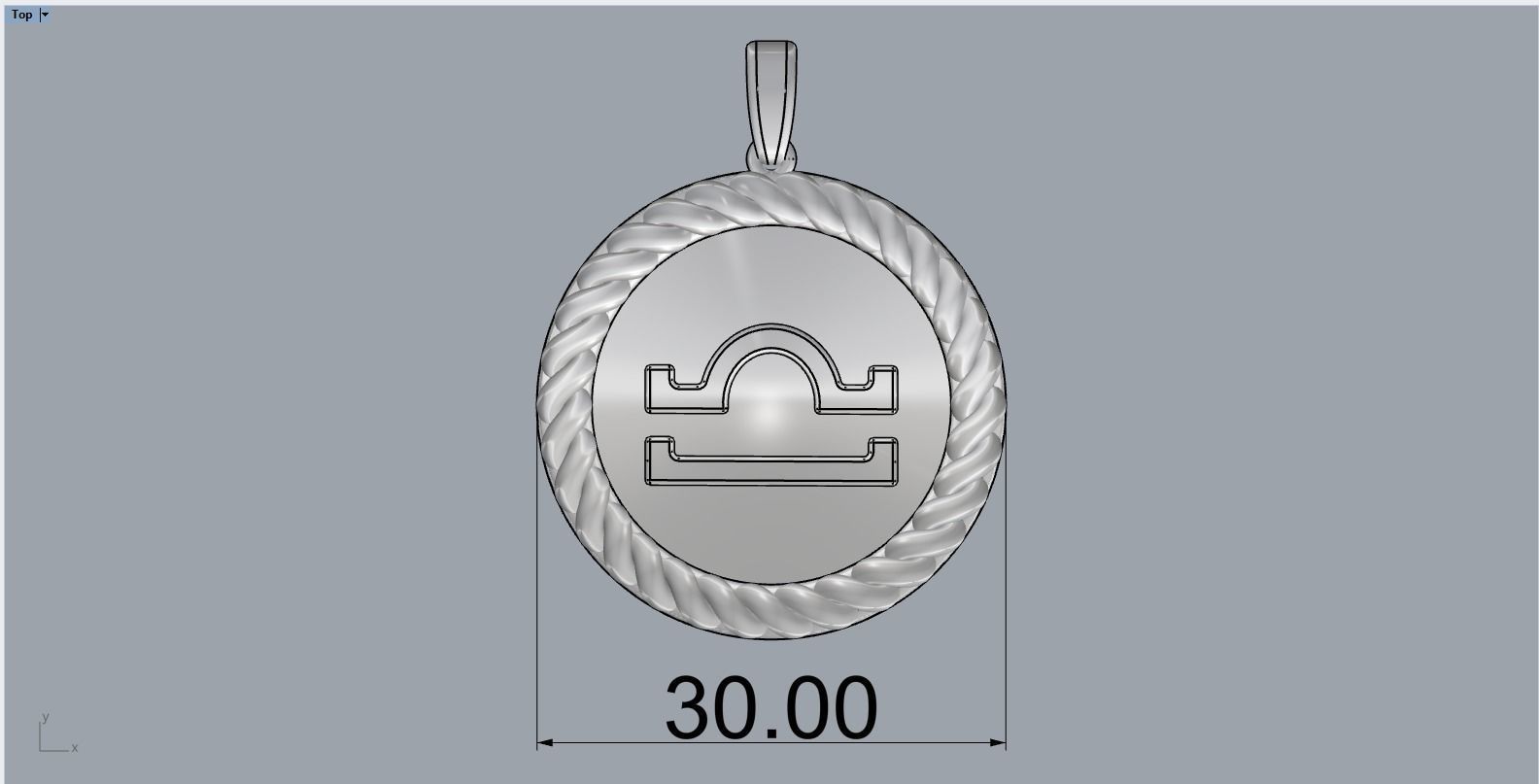 Zodiac sign libra model 856 3D print model_7