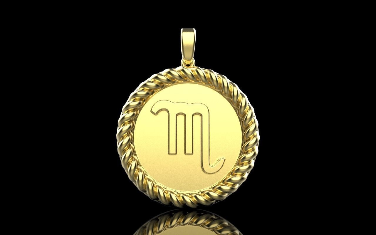 Zodiac sign Scorpio model 857 3D print model_17