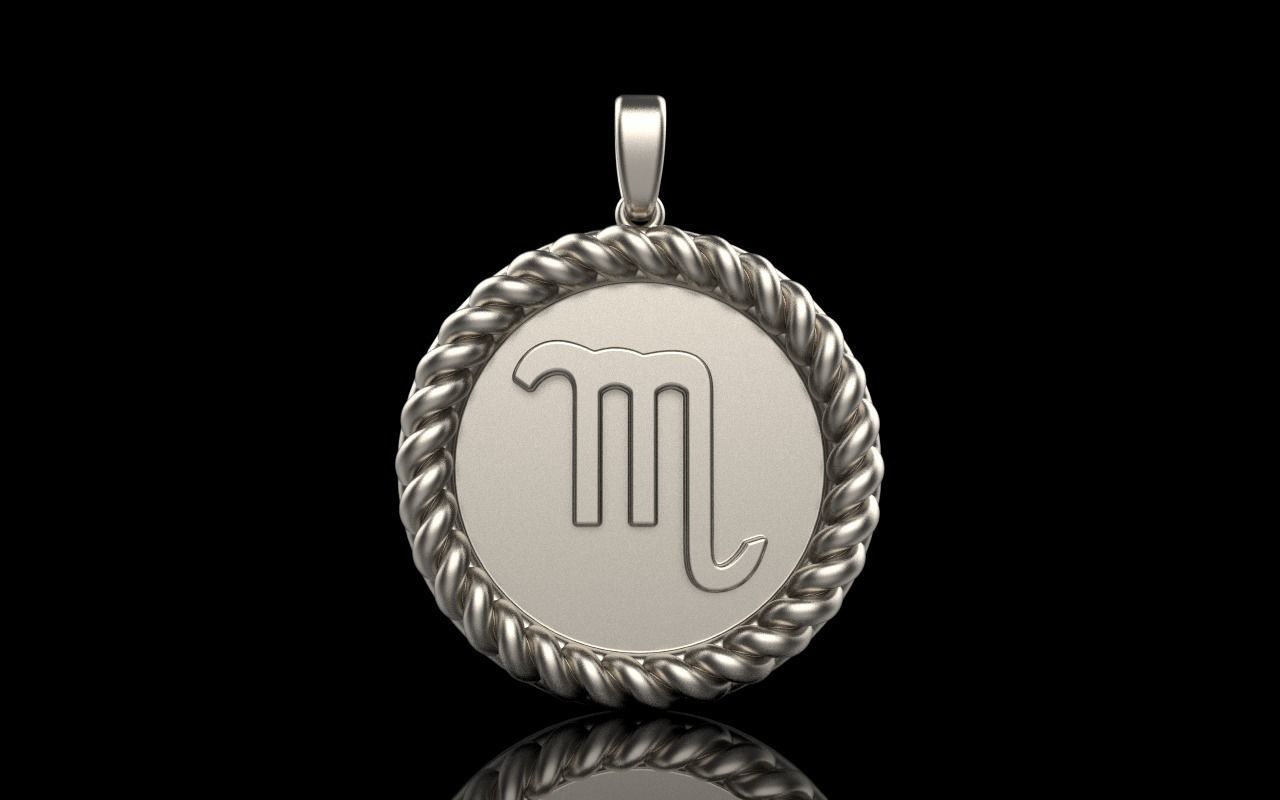 Zodiac sign Scorpio model 857 3D print model_18