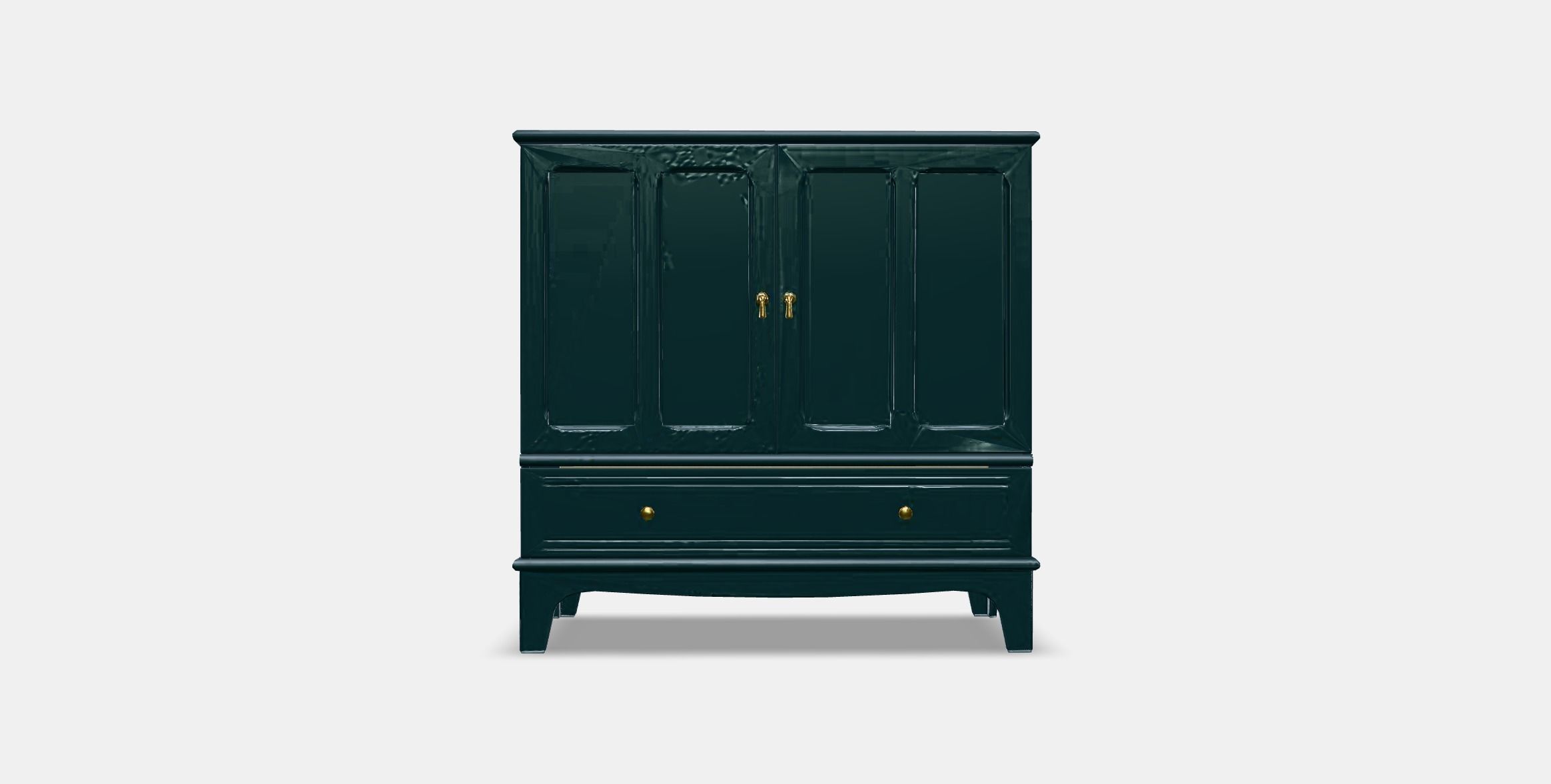 LOMMARP wardrobe Low-poly 3D model_9