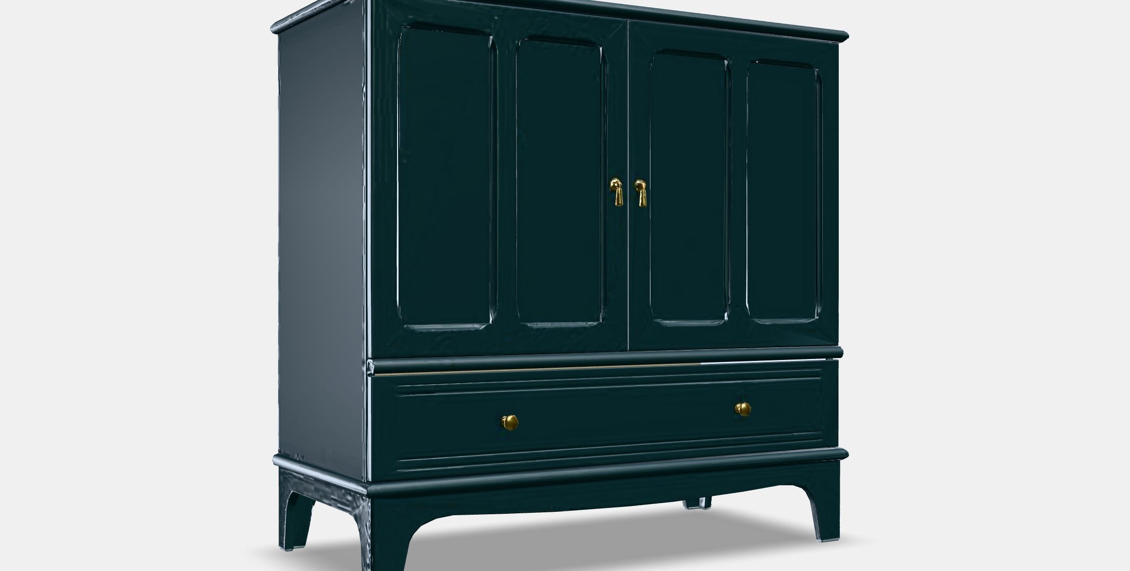 LOMMARP wardrobe Low-poly 3D model_8