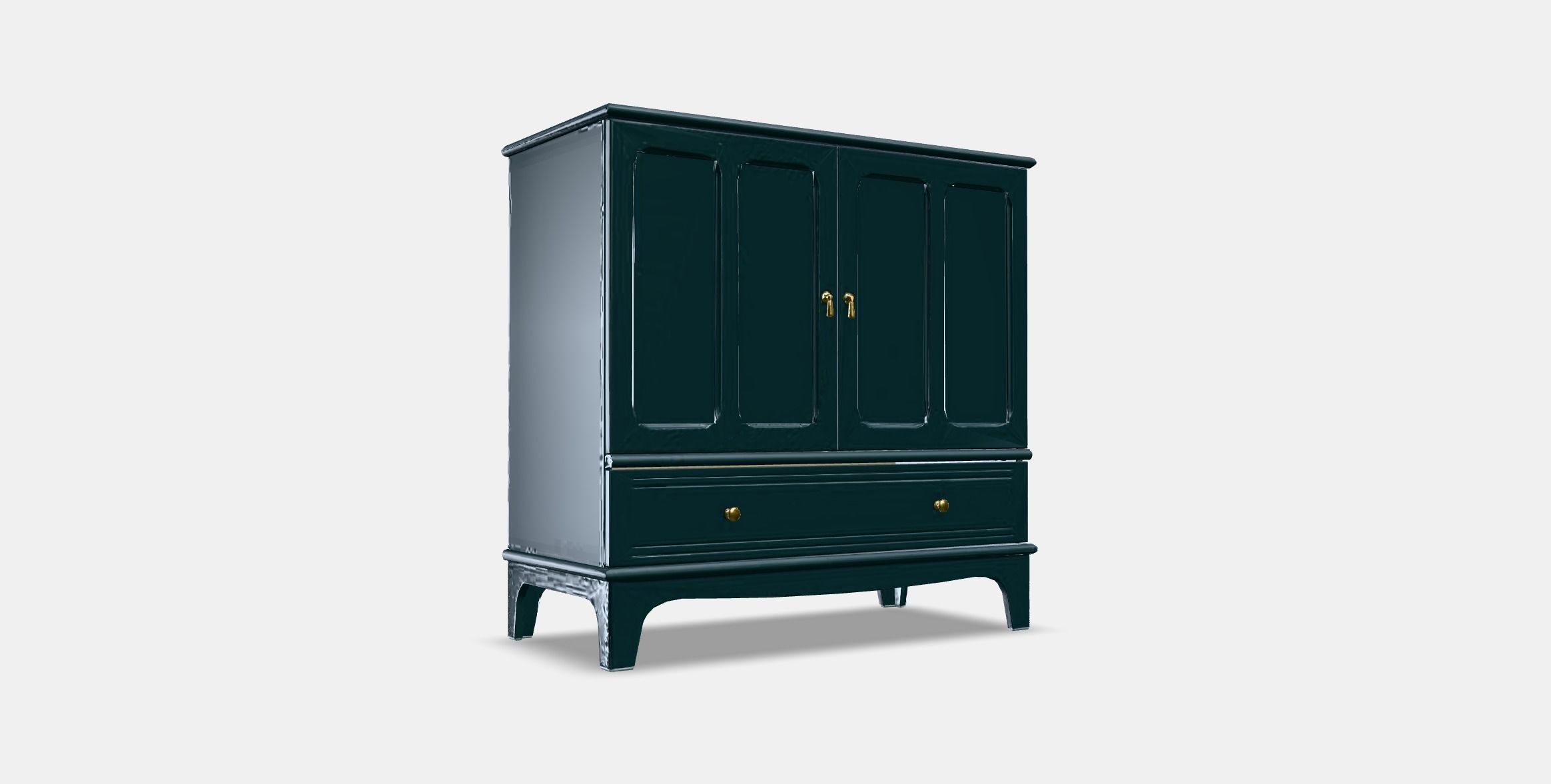 LOMMARP wardrobe Low-poly 3D model_2