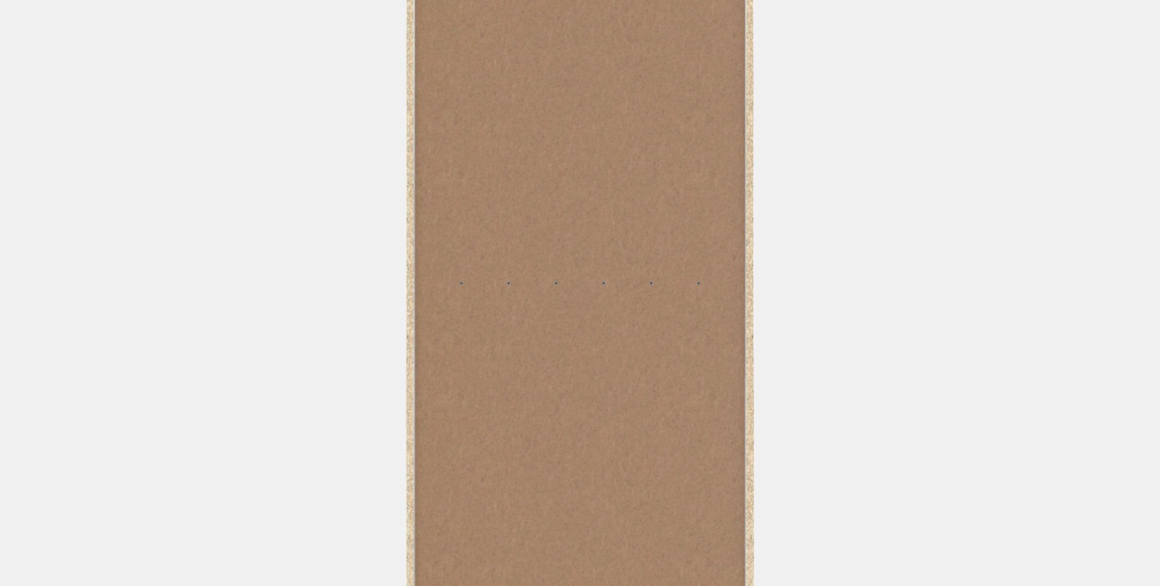 BILLY - OXBERG bookcase with doors Low-poly 3D model_15