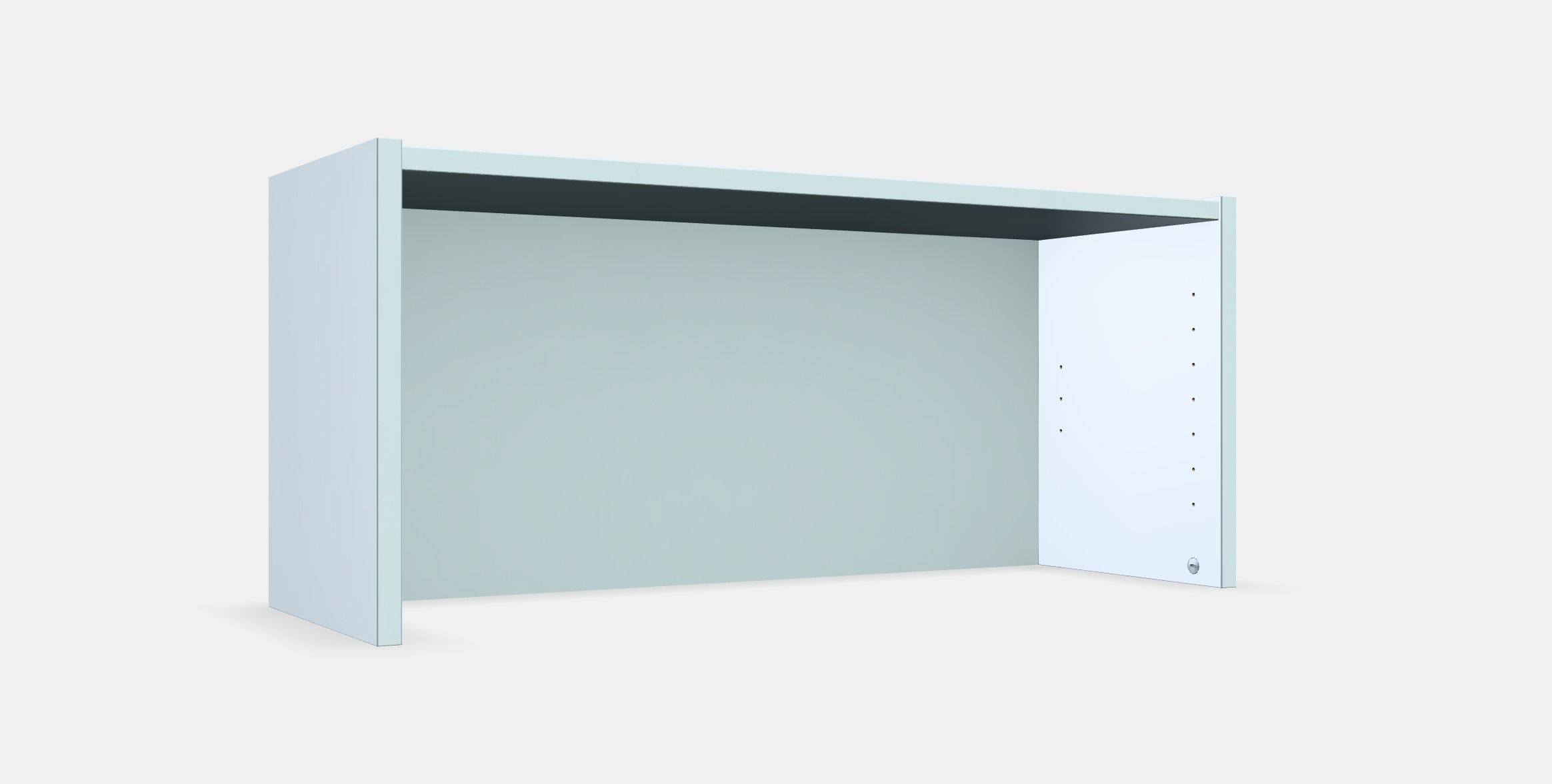 BILLY top shelf Low-poly 3D model_6