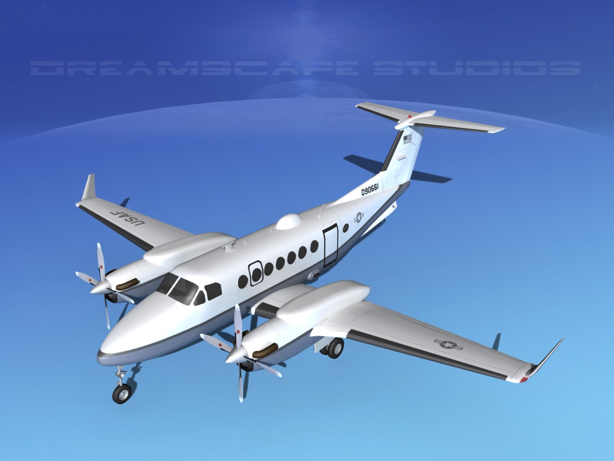 Beechcraft MC-12W Liberty V01 3D model