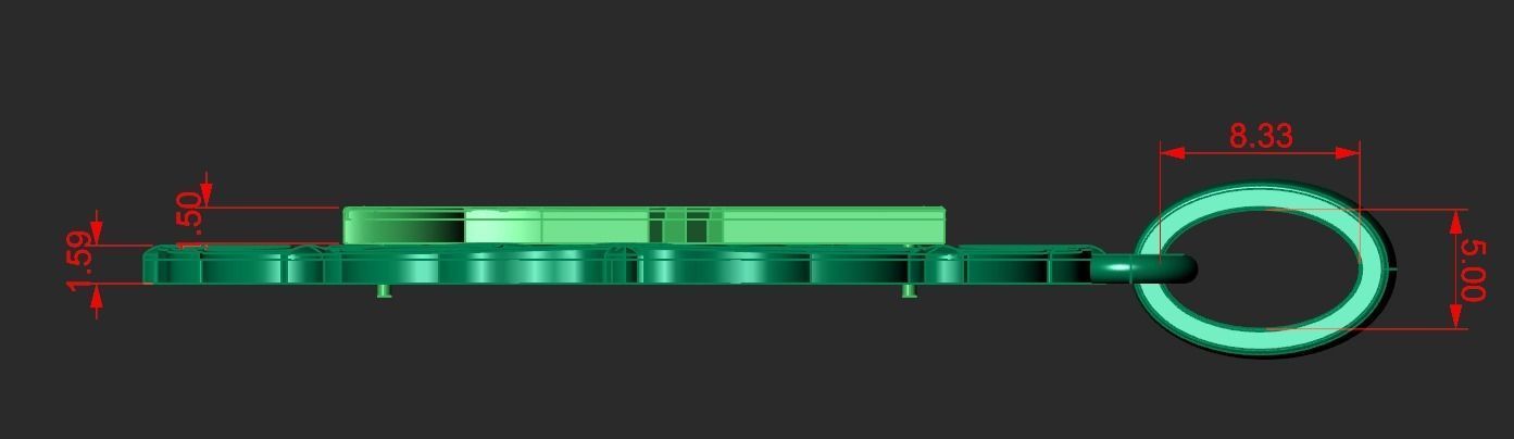 PENDANT WITH THE ARMENIAN LETTER 1 Printable Model 3D print model_2