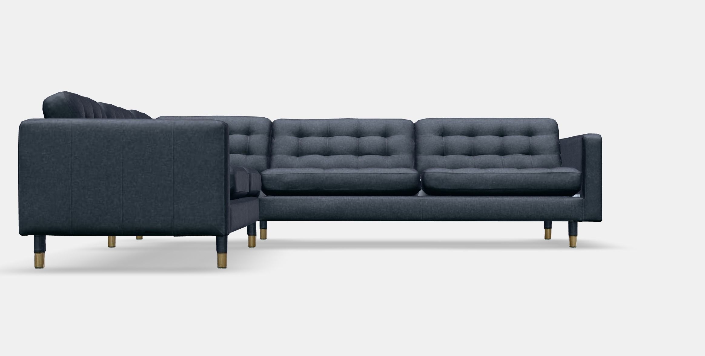 LANDSKRONA corner sofa 5-seater Low-poly 3D model_11