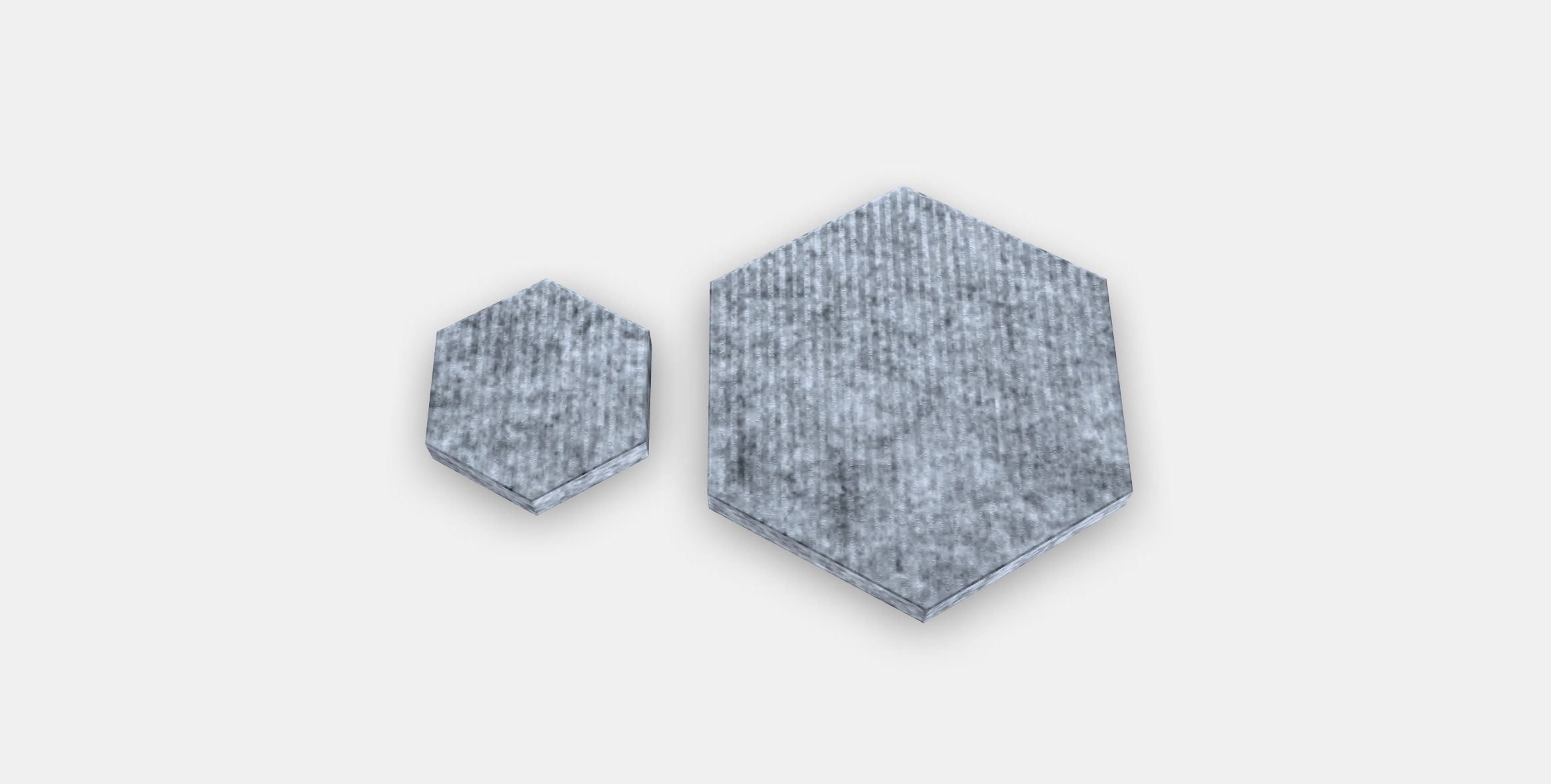 FIXA floor glides self-cleaning 20 pcs Low-poly 3D model_3