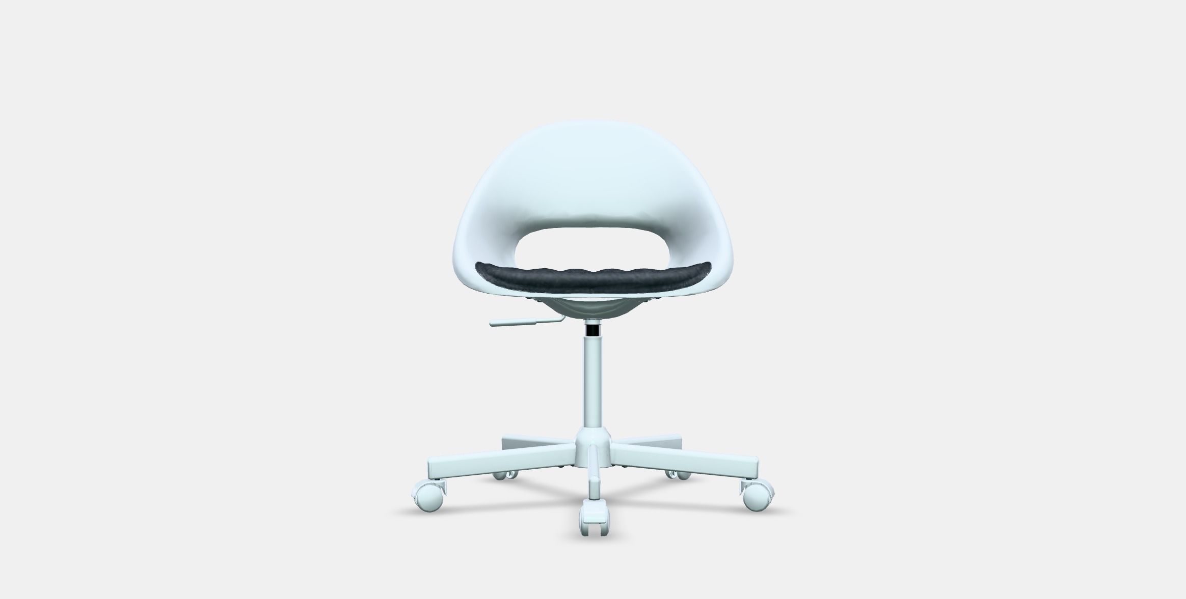 LOBERGET - MALSKAR Swivel chair  cushion Low-poly 3D model_10