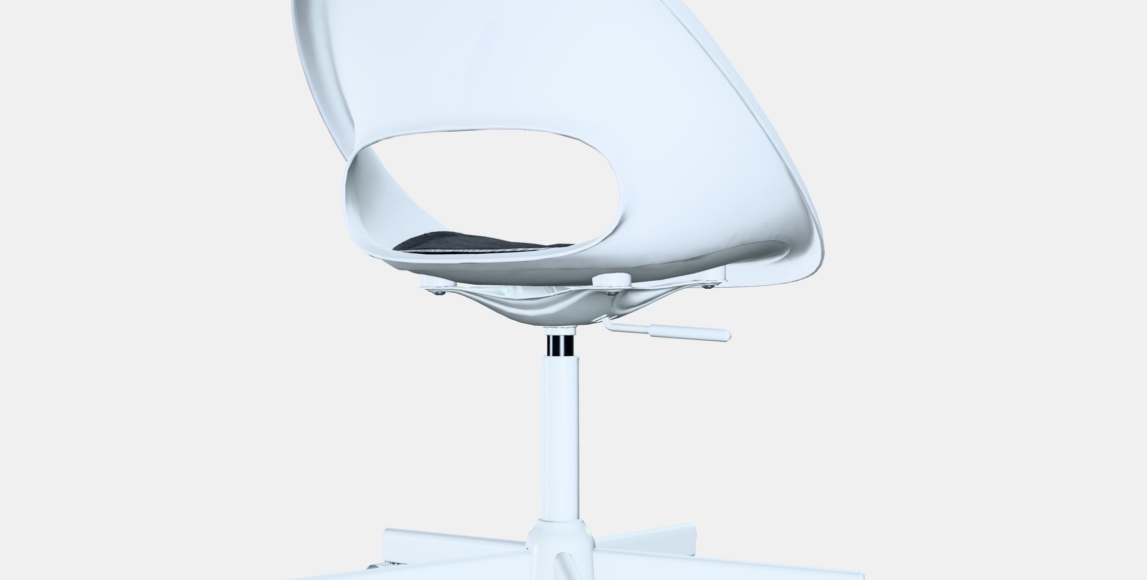 LOBERGET - MALSKAR Swivel chair  cushion Low-poly 3D model_6