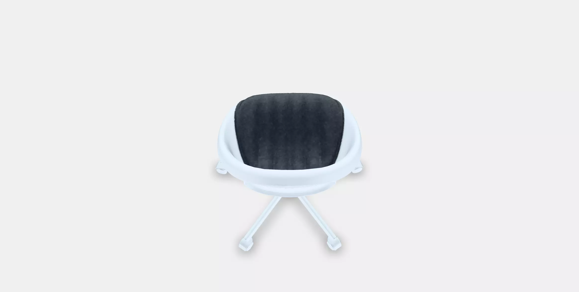 LOBERGET - MALSKAR Swivel chair  cushion Low-poly 3D model_0