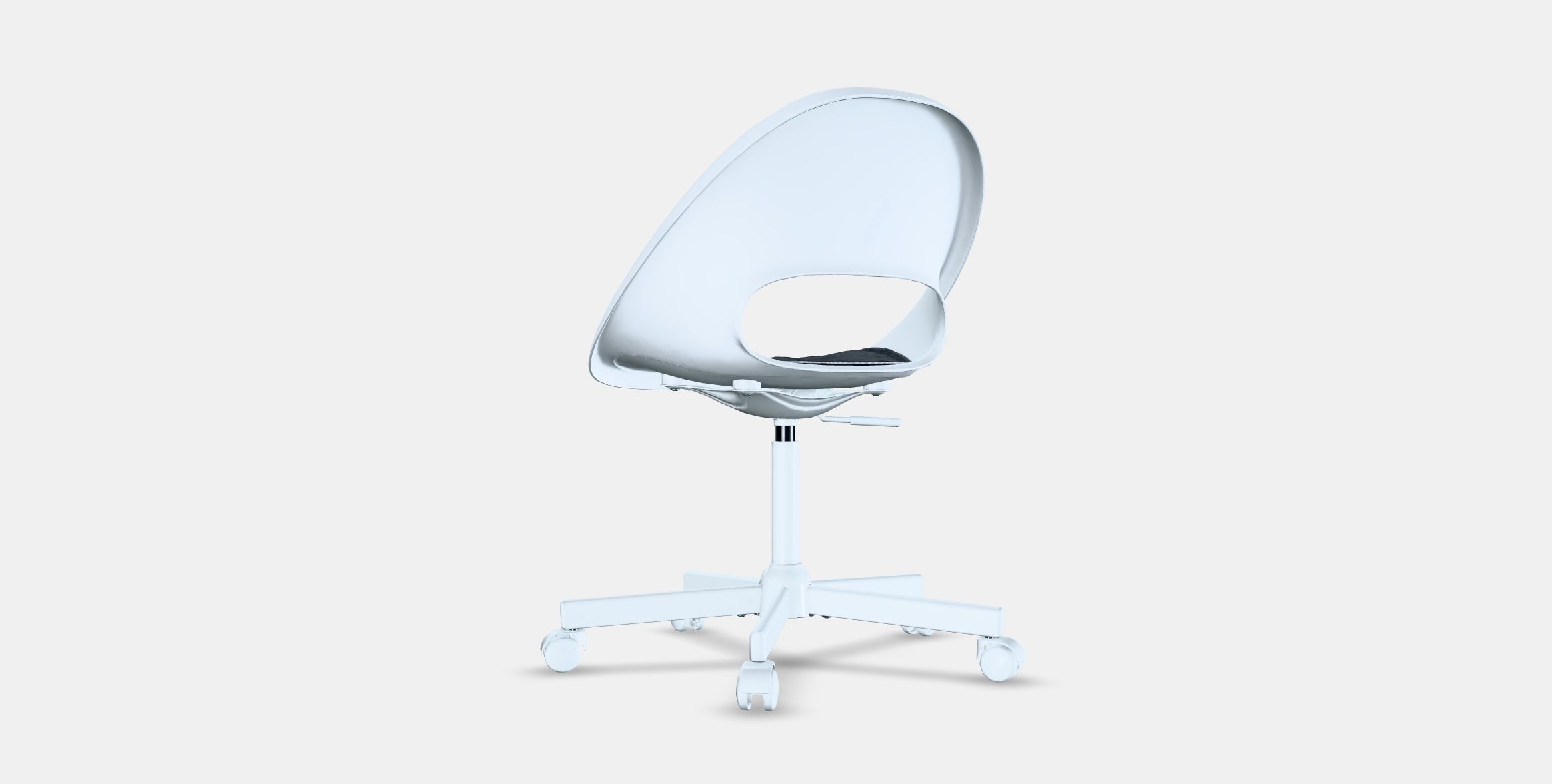 LOBERGET - MALSKAR Swivel chair  cushion Low-poly 3D model_16