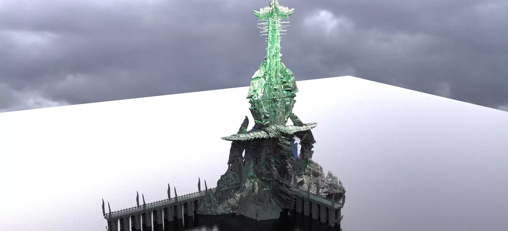 Atlan Great Tower 1  3D model_0