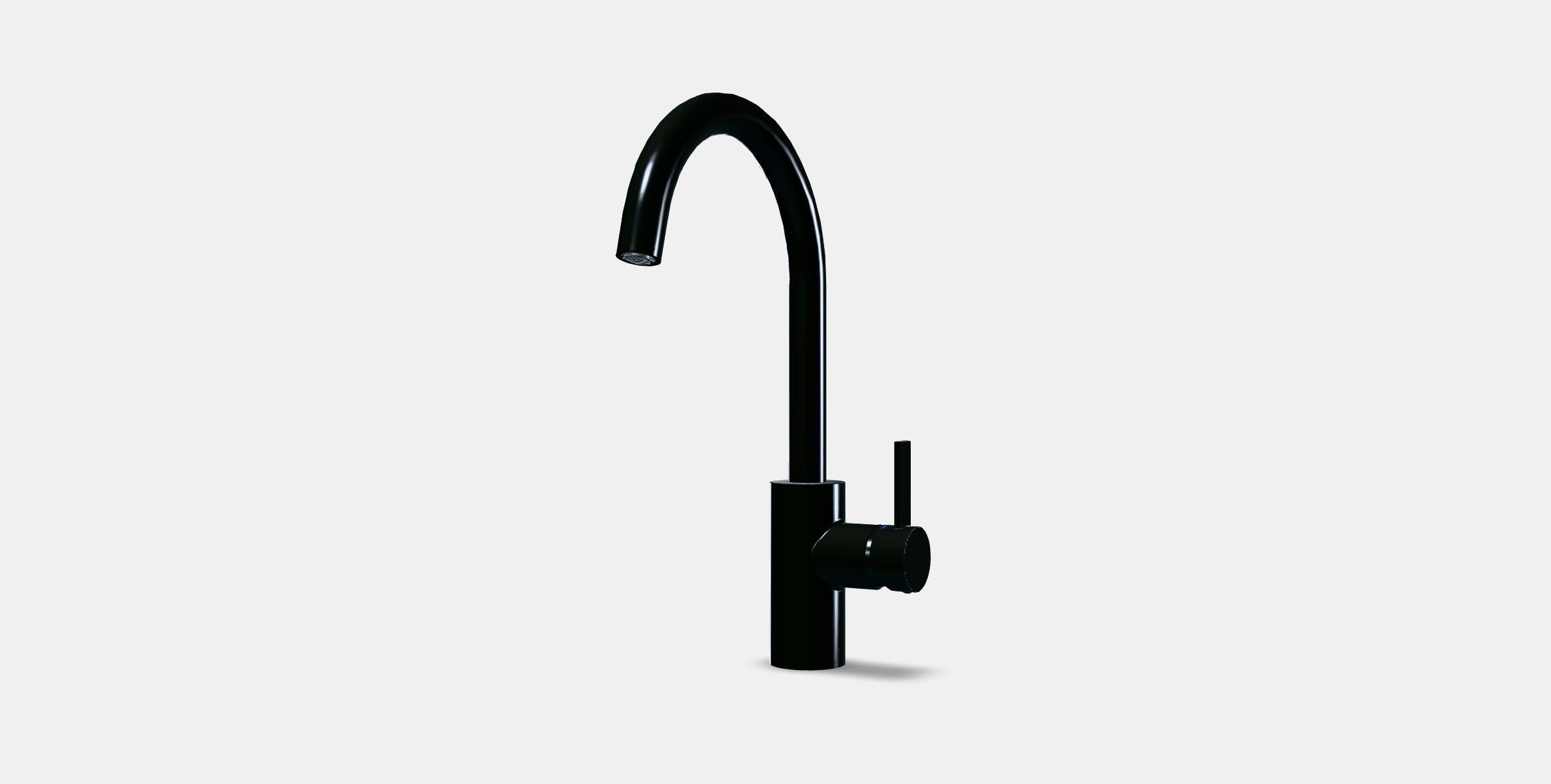 DELSJON Kitchen mixer tap 2 Low-poly 3D model_12