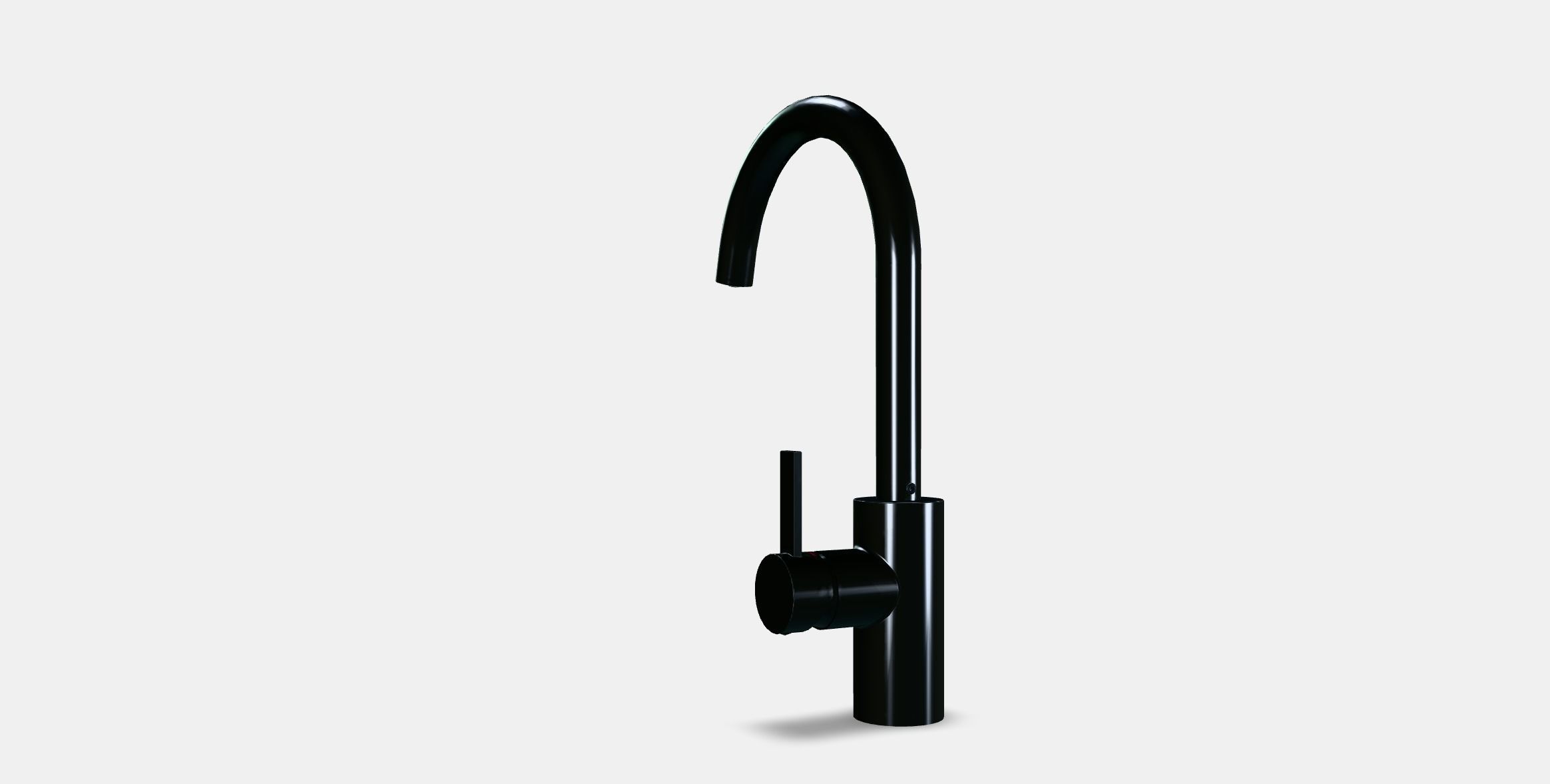 DELSJON Kitchen mixer tap 2 Low-poly 3D model_16