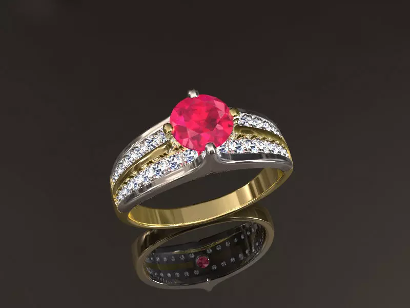 Engagement rings are especially luxurious 3D print model