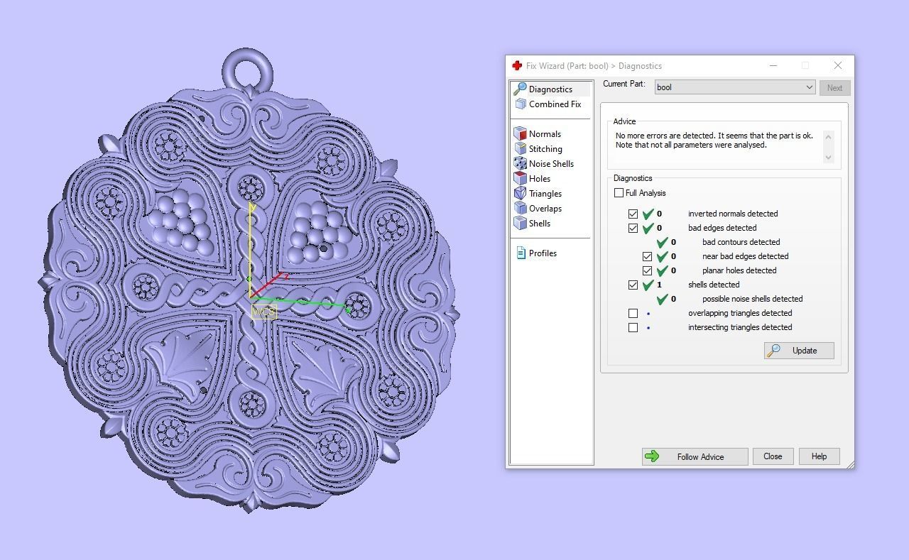 PENDANT WITH THE ARMENIAN LETTER 2 Printable Model 3D print model_6