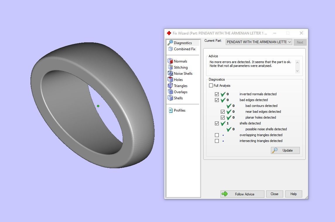 PENDANT WITH THE ARMENIAN LETTER 2 Printable Model 3D print model_8