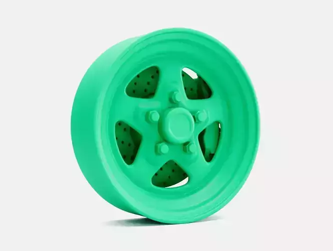 15x5 Weld Pro Star Wheel and Brake 3D print model