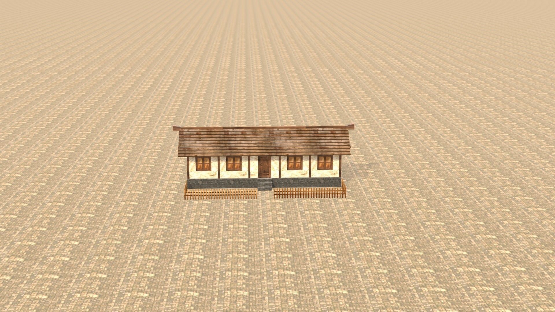 Medieval house twelve 3 Low-poly 3D model_17