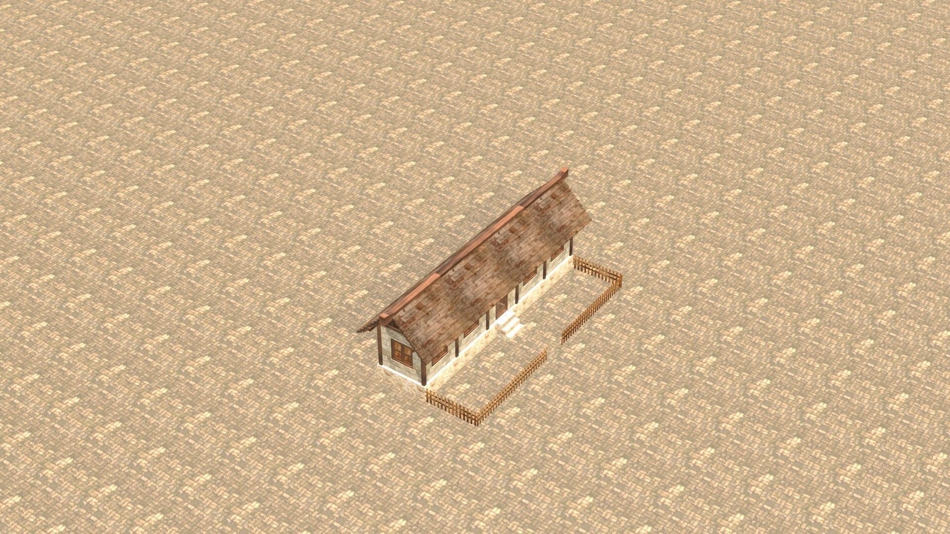 Medieval house twelve 20 Low-poly 3D model_18