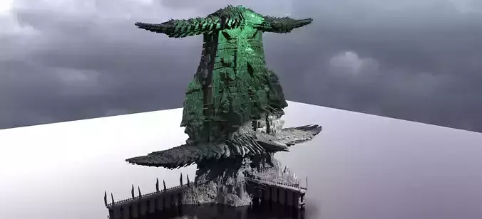Atlan Great GateHall 3D model