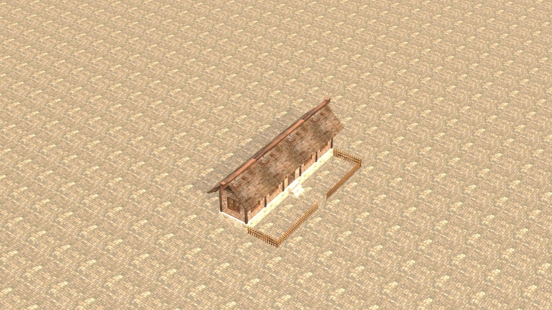 Medieval house twelve 19 Low-poly 3D model_18