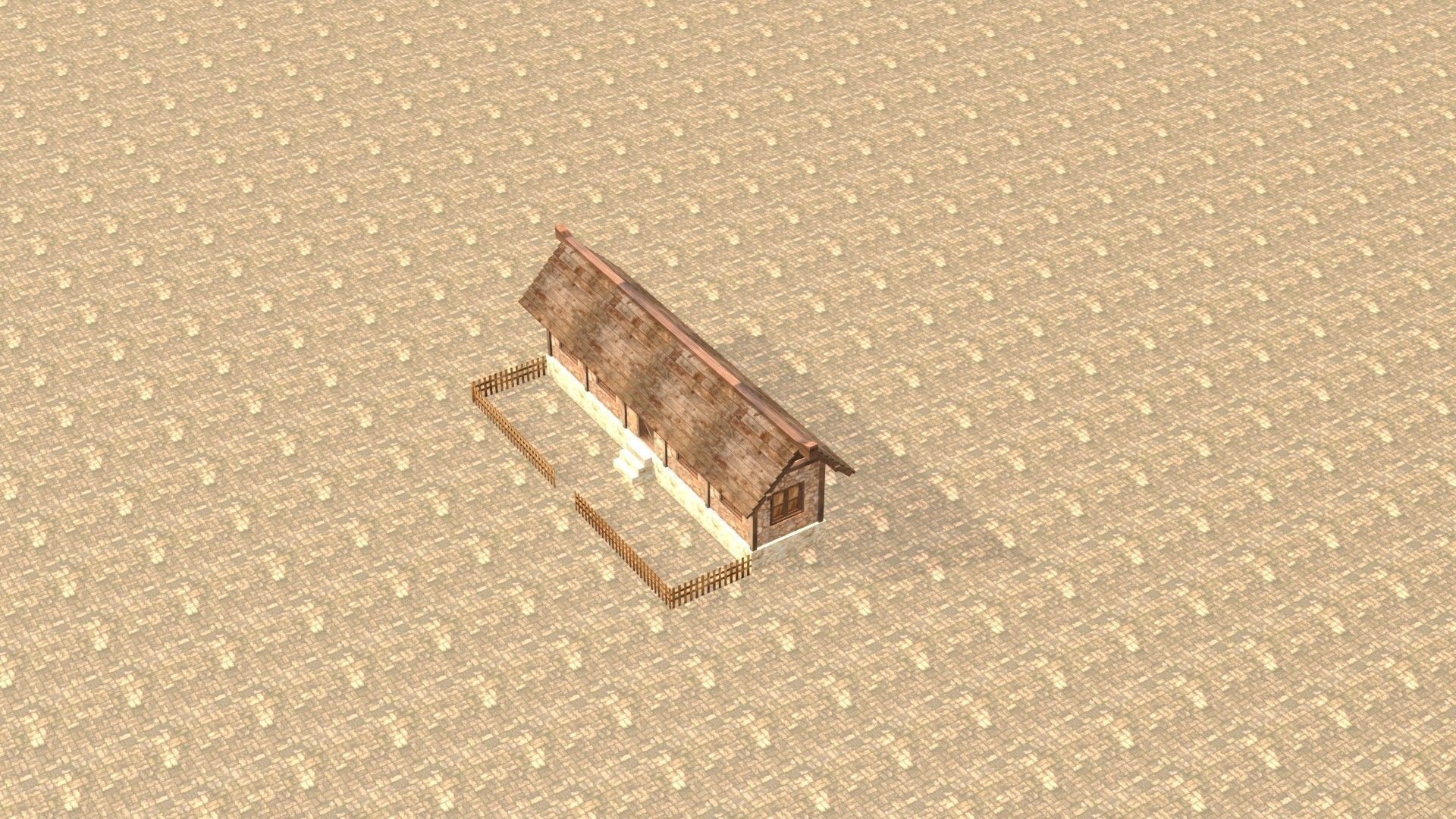 Medieval house twelve 19 Low-poly 3D model_19