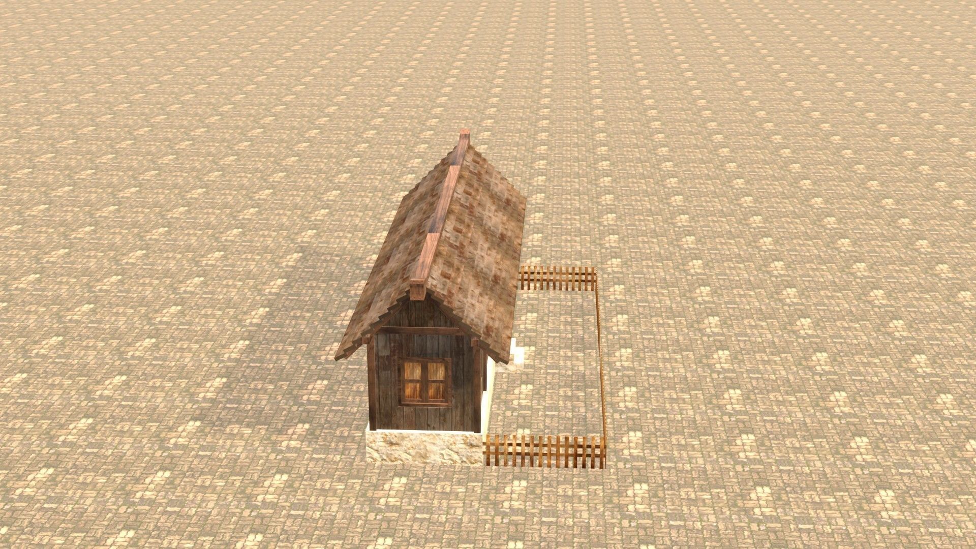 Medieval house twelve 18 Low-poly 3D model_6