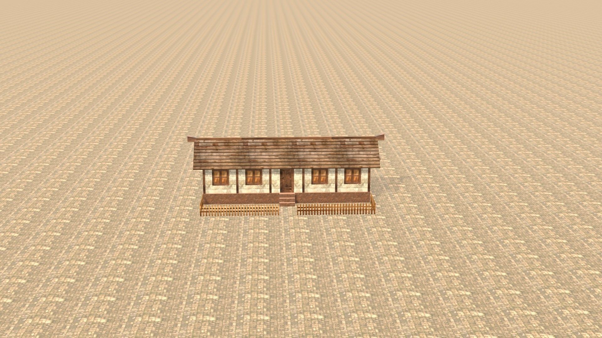 Medieval house twelve 13 Low-poly 3D model_17