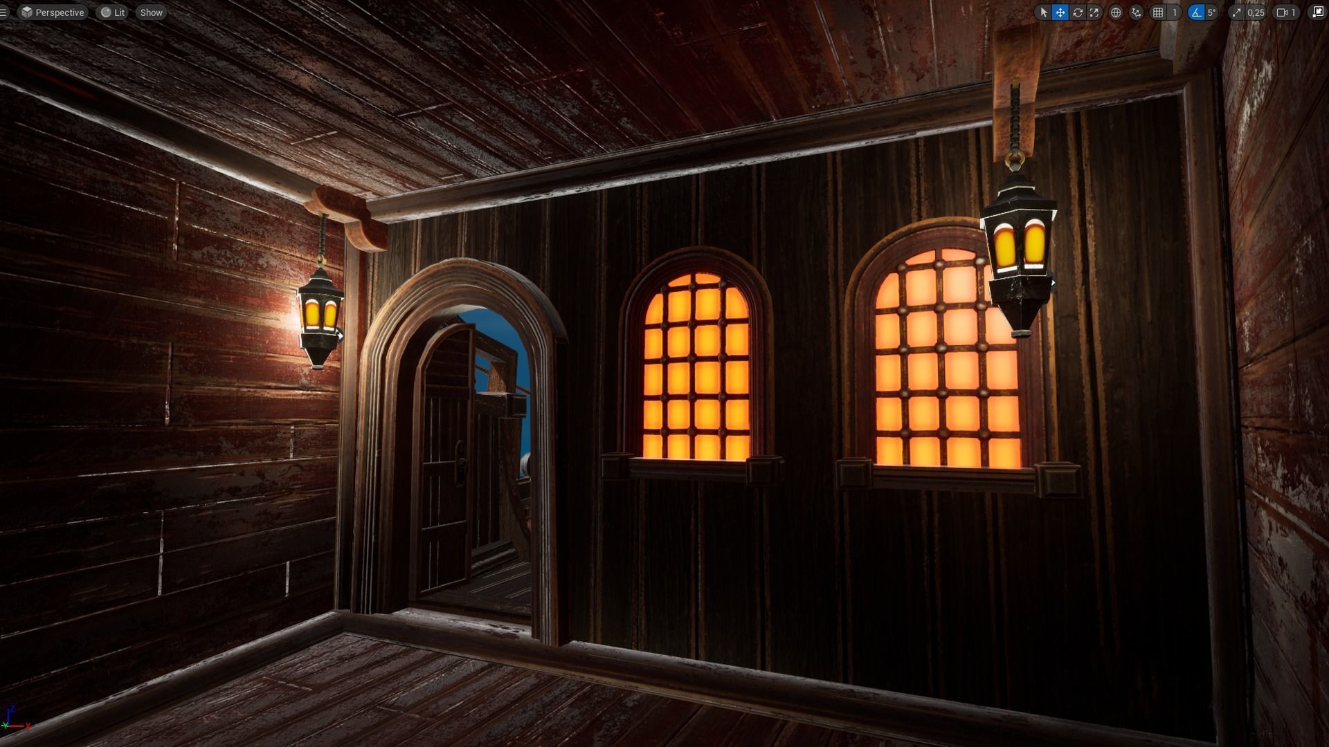 Galleon Spartan Low-poly 3D model_19