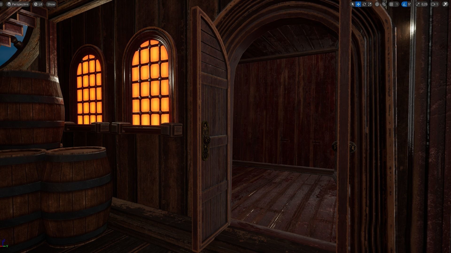 Galleon Spartan Low-poly 3D model_18