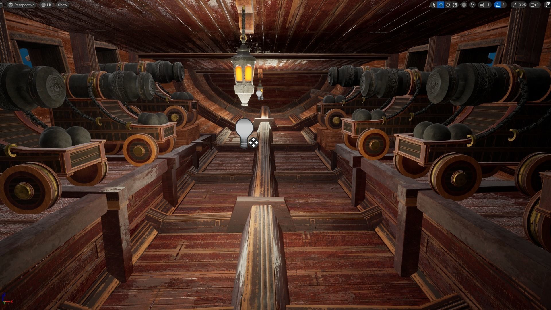 Galleon Spartan Low-poly 3D model_24