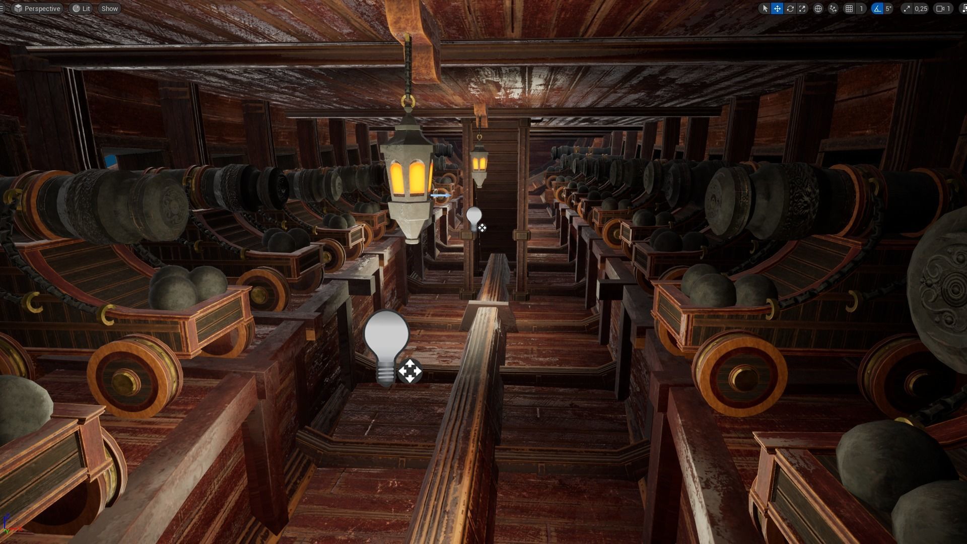 Galleon Spartan Low-poly 3D model_26