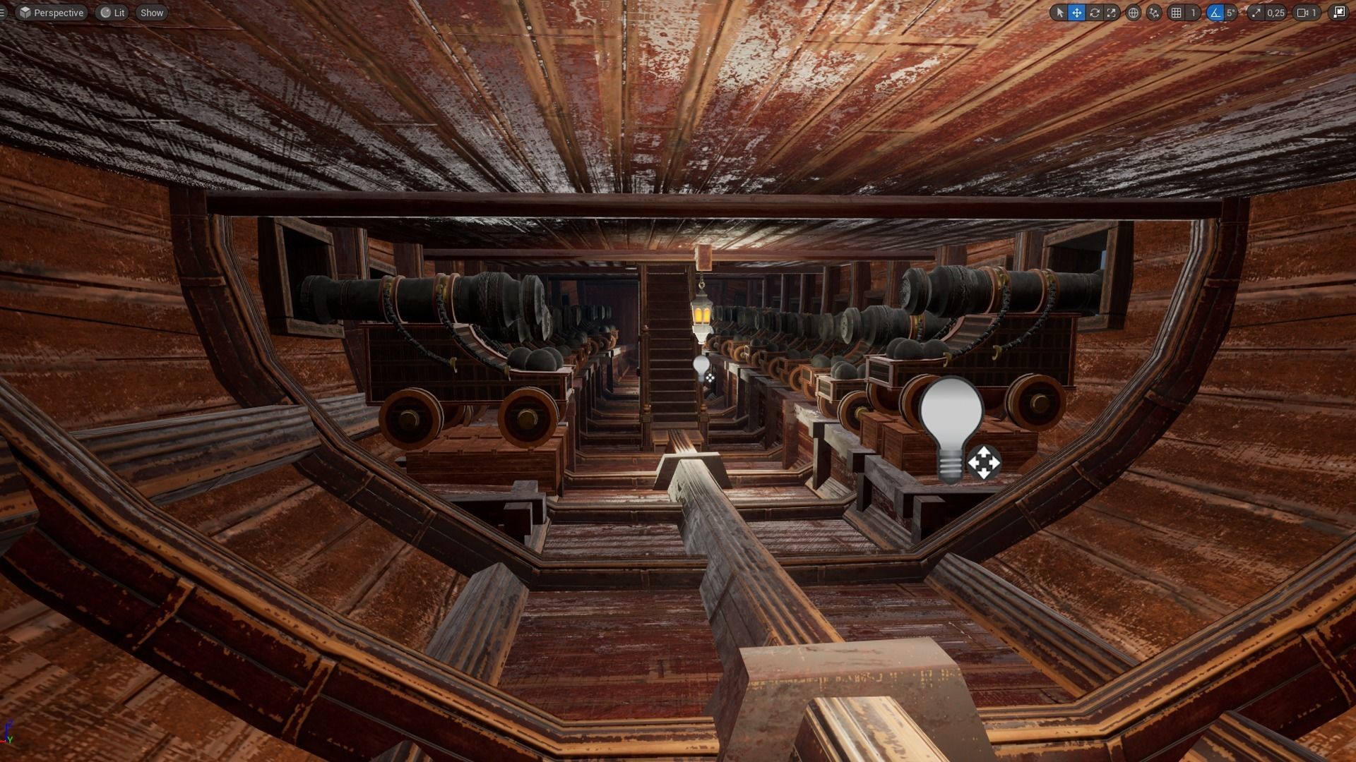 Galleon Spartan Low-poly 3D model_25