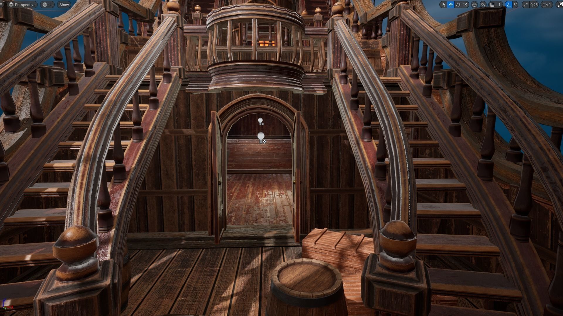 Galleon Spartan Low-poly 3D model_20