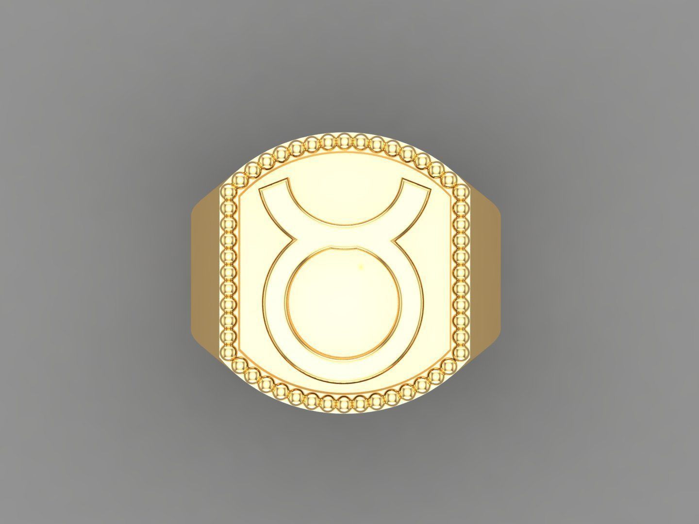 Taurus Ring Version 2 For Print STL 3D print model_2