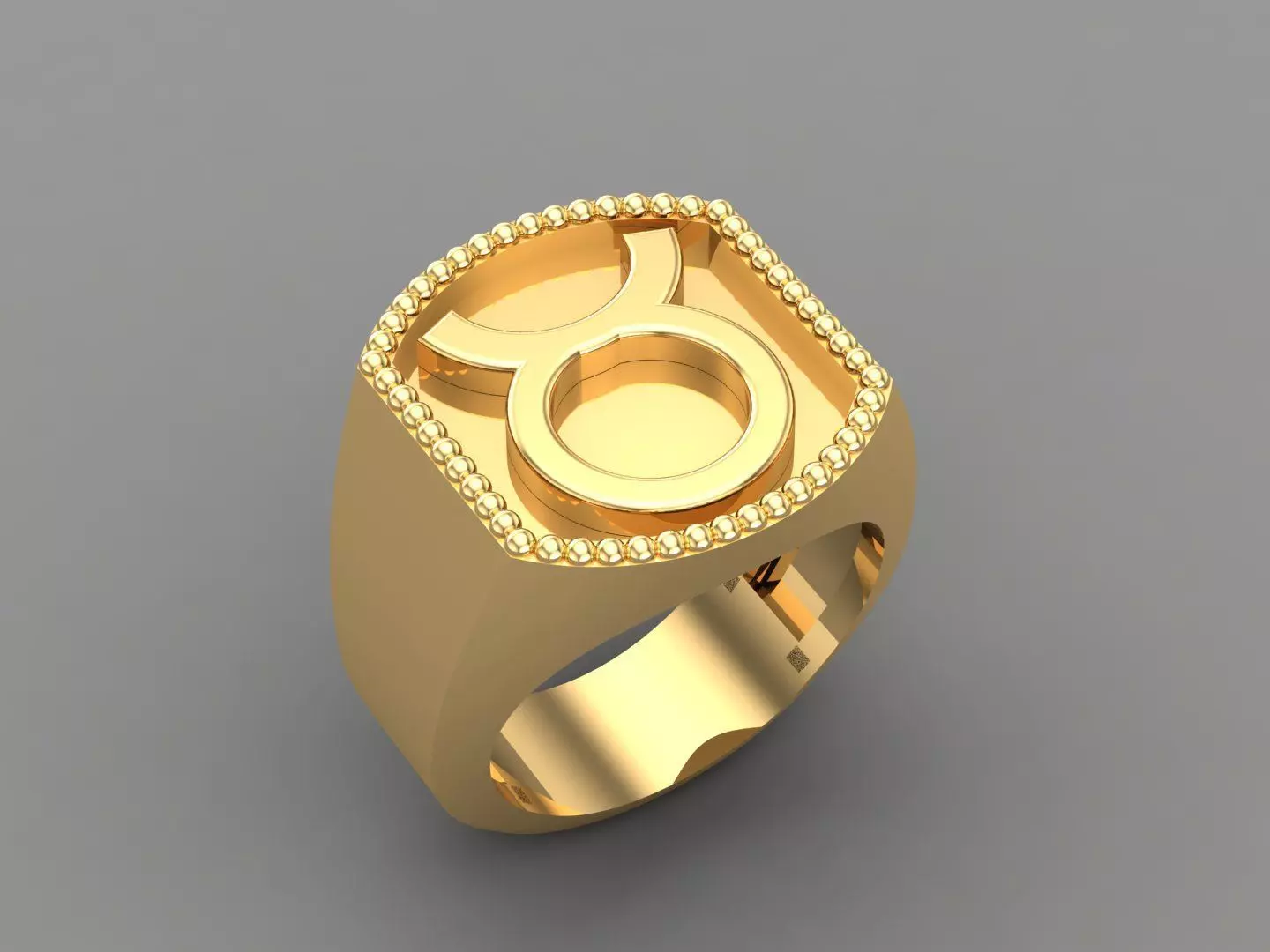 Taurus Ring Version 2 For Print STL 3D print model_0