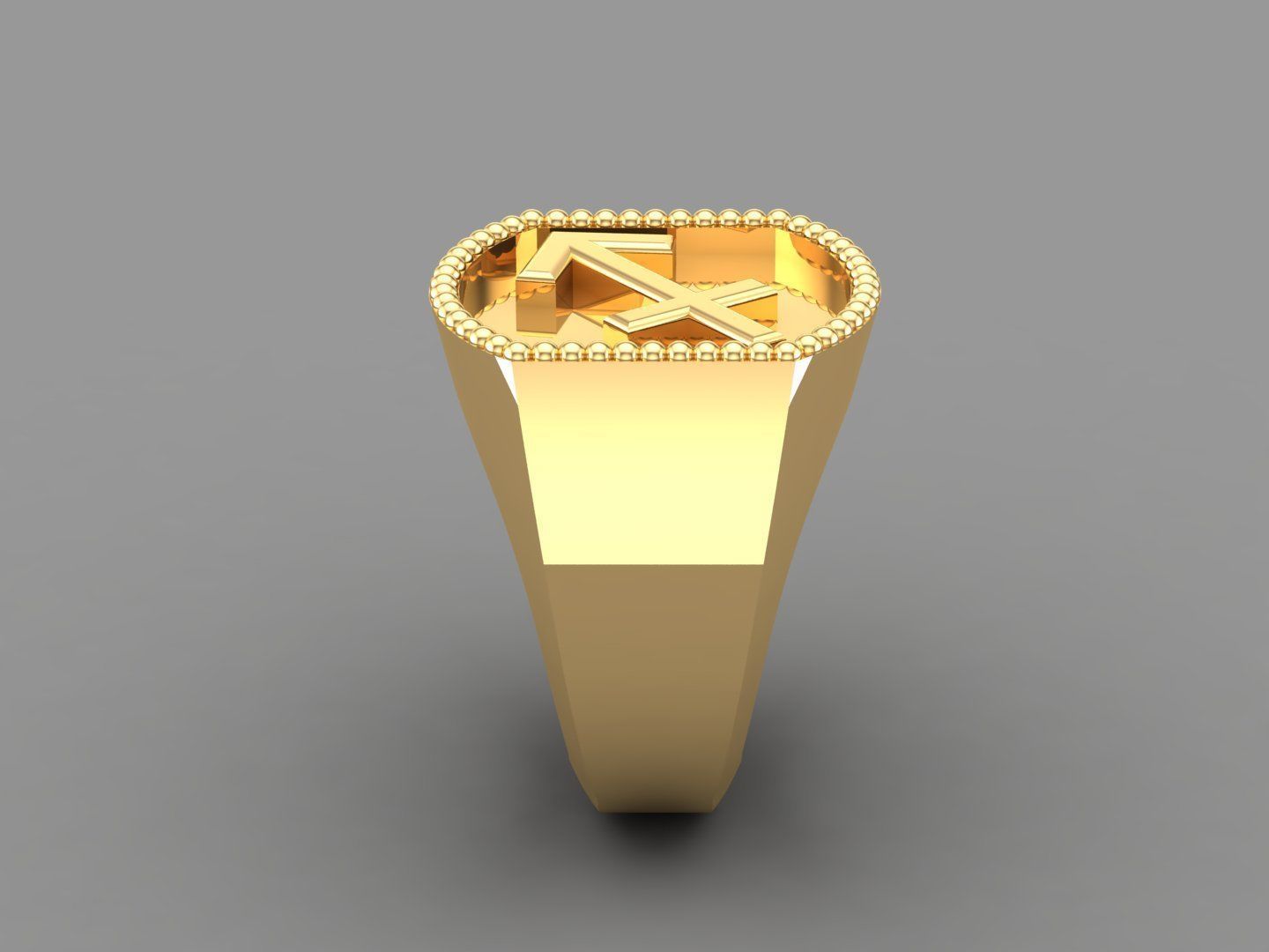 Sagittarius Ring Version 2 For Print STL 3D print model_4