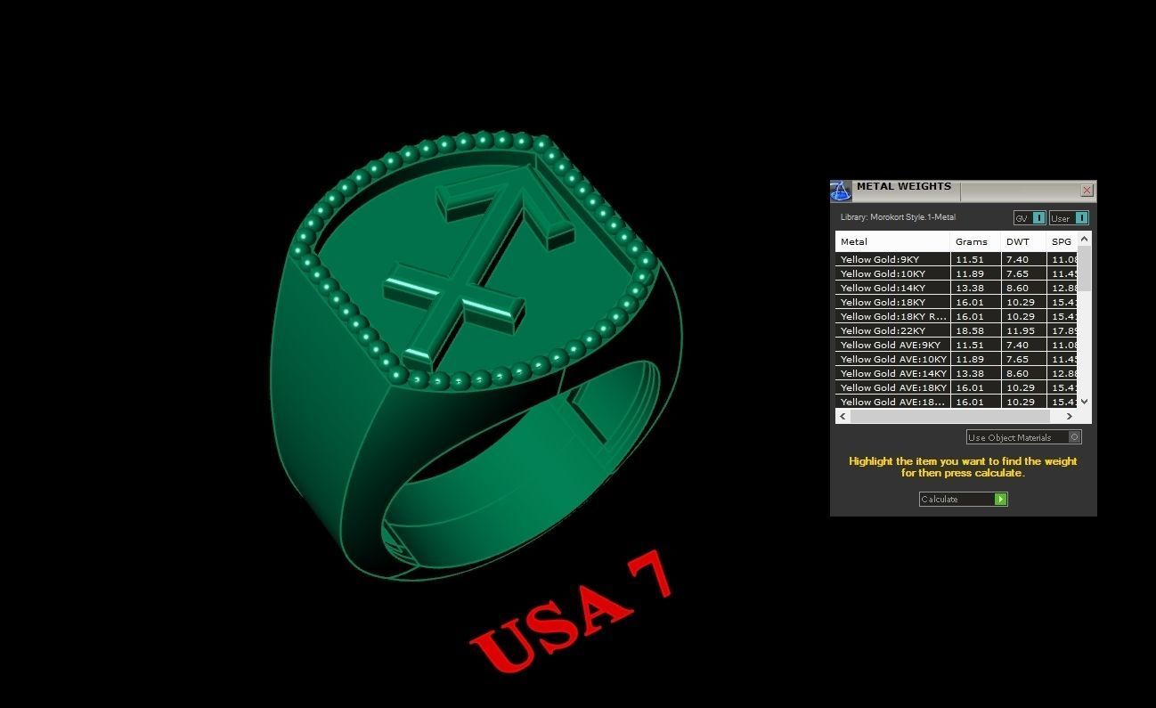 Sagittarius Ring Version 2 For Print STL 3D print model_1
