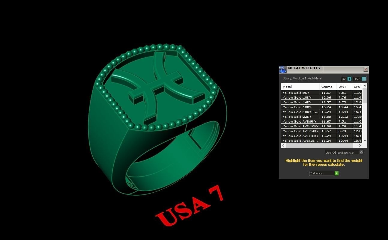 Pisces Ring Version 2 For Print STL 3D print model_1