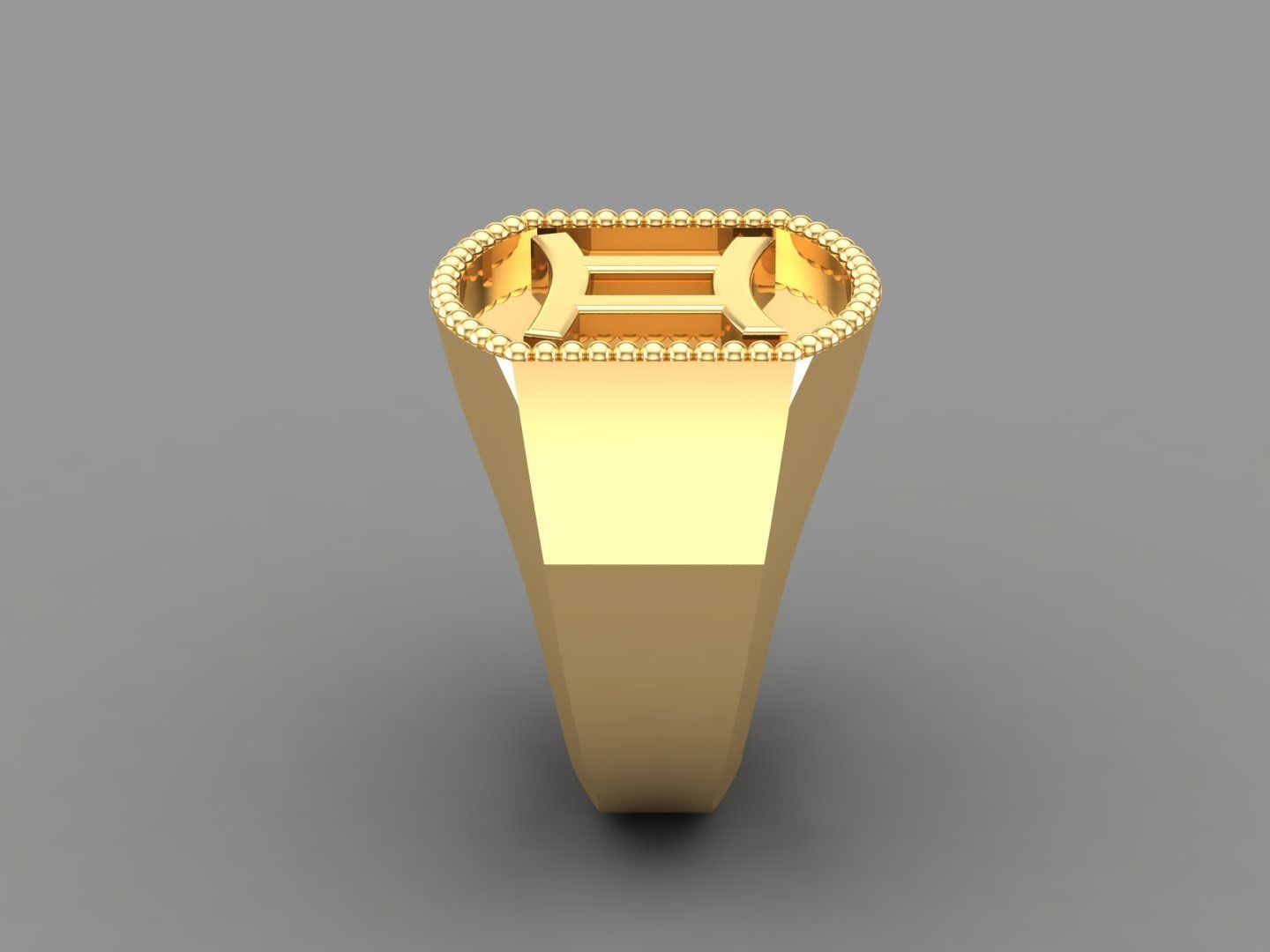 Gemini Ring Version 2 For Print STL 3D print model_4