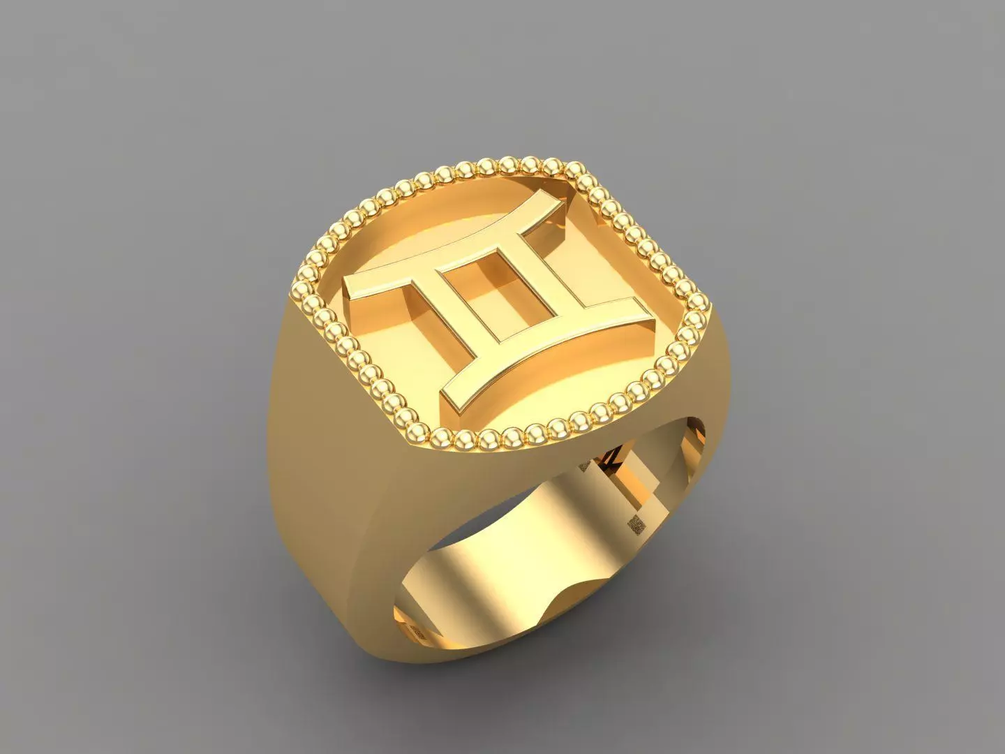 Gemini Ring Version 2 For Print STL 3D print model_0