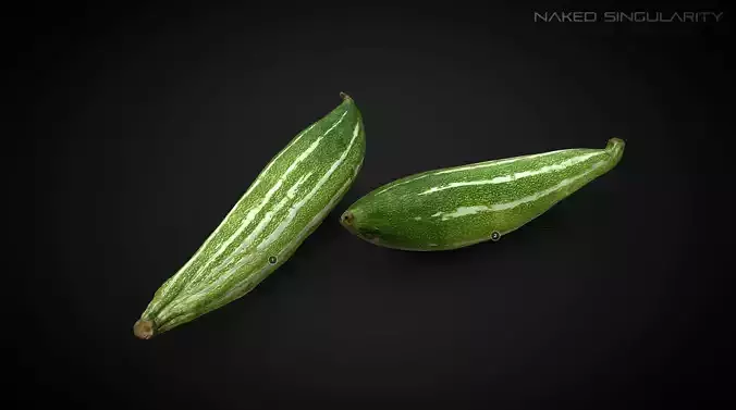 3D Scan Vegetable - Snake gourd photogrammetry