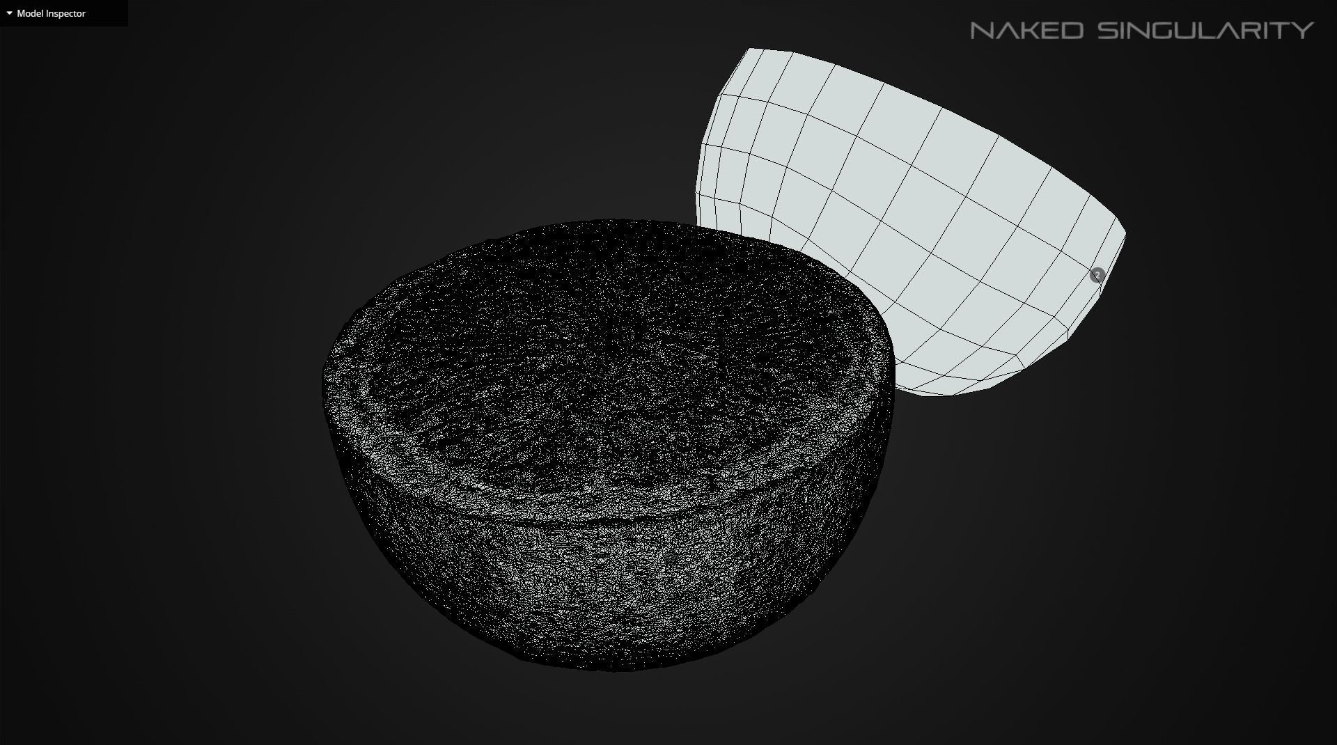 3D scan fruit - Orange half photogrammetry Low-poly 3D model_8