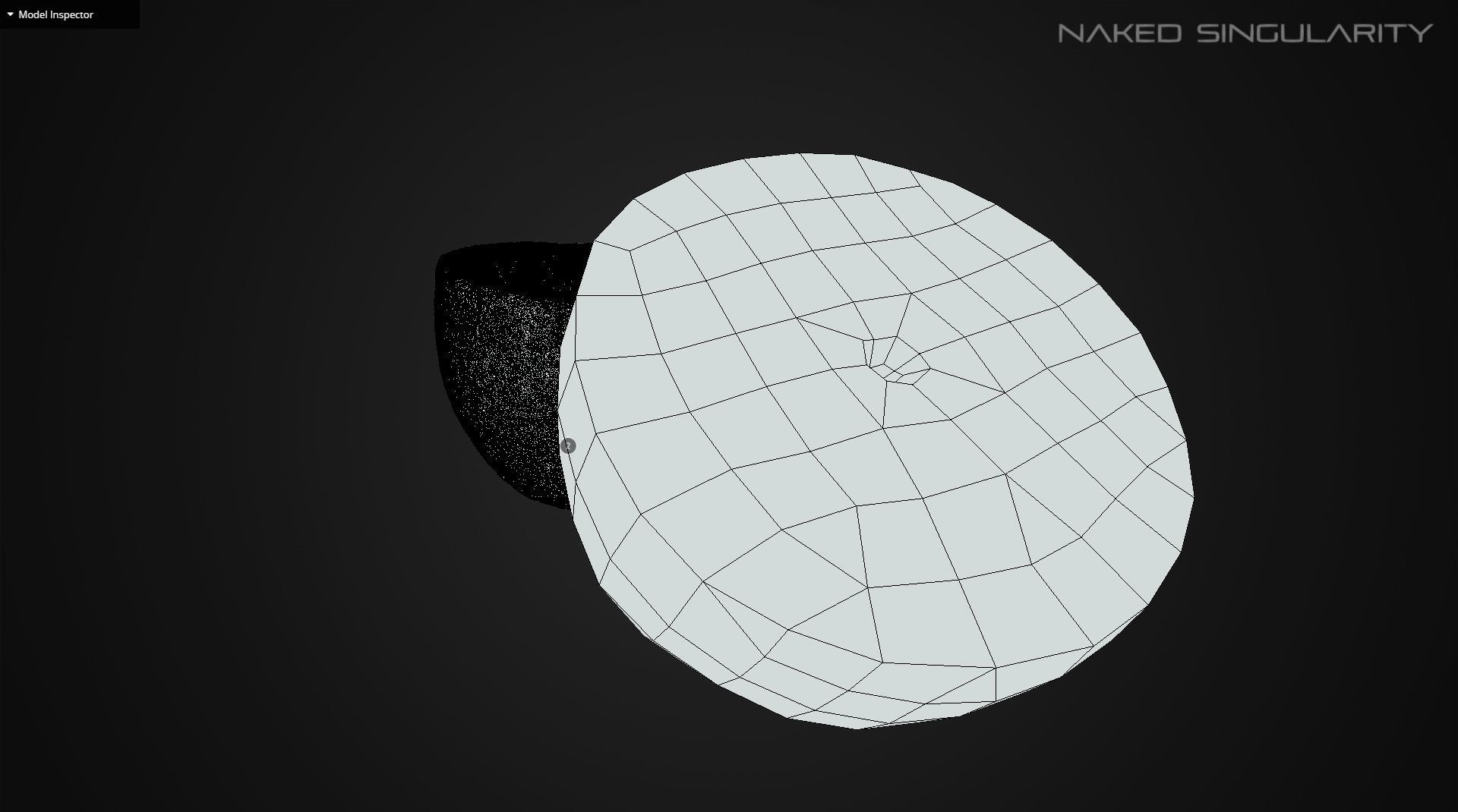 3D scan fruit - Orange half photogrammetry Low-poly 3D model_9