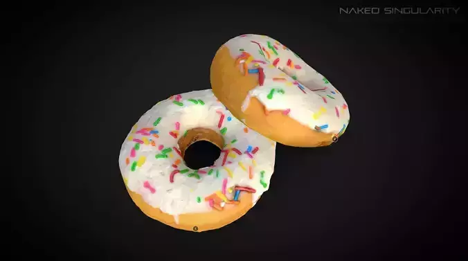 3D Scan - Donut sprinkle photogrammetry 4K
