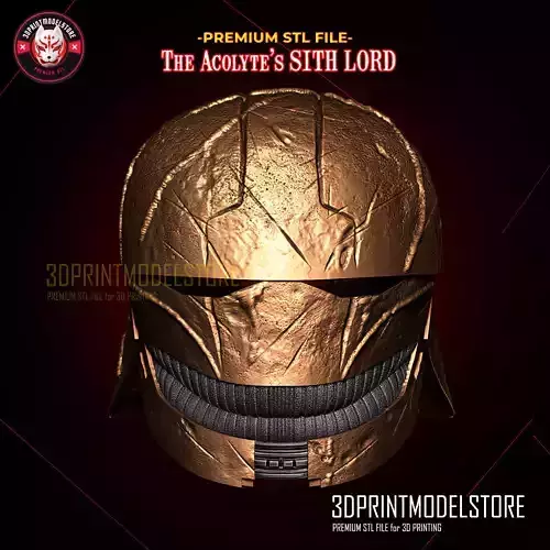 The Acolyte Sith Lord Star Wars Helmet - Cosplay Props 3D print model